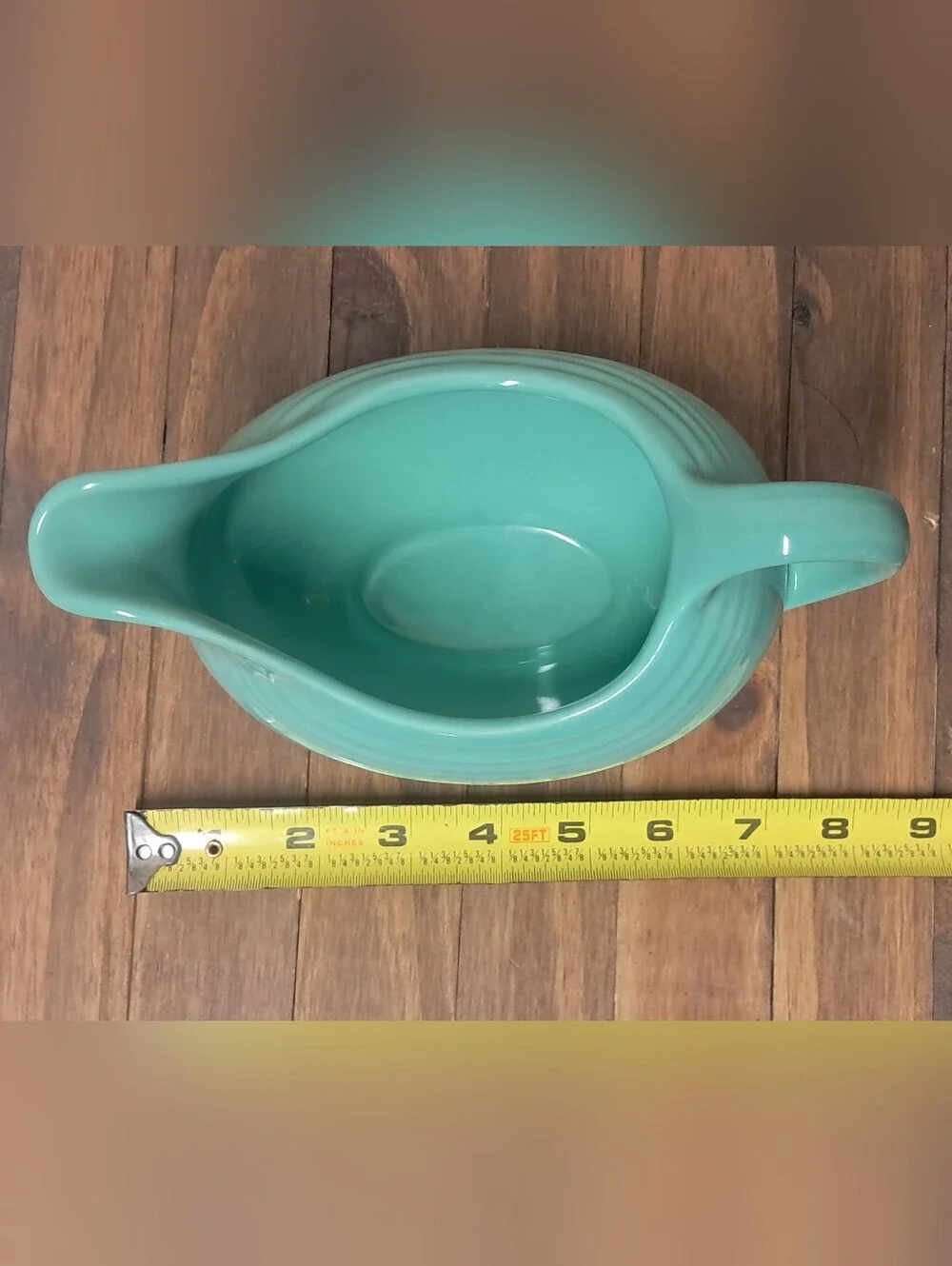 Vintage Fiesta Sea Mist Green Gravy Boat Sauceboat Homer Laughlin HLC USA